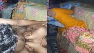 Desi Village Wife Blowjob And Hard Fucked | Viral MMS