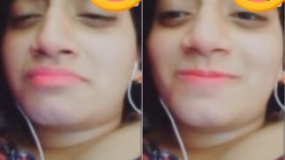 Cute Desi Girl Shows Her Boobs On VC Part 1 | Viral MMS