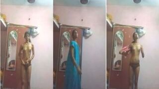 Desi Slim Girl Shows Nude Body | Viral MMS