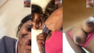 Sexy Desi Girl Shows Her Boobs On VC | Viral MMS Desi