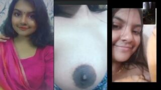 Sexy Desi Girl Shows Boobs On VC | Viral MMS Desi