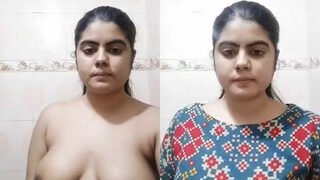 Punjabi Girl Shows Boobs | Viral MMS