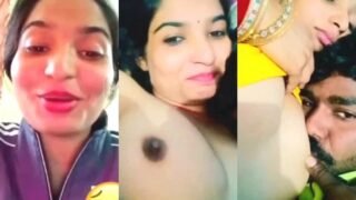 Sexy Desi Girl Boobs Sucking By Lover | Viral MMS